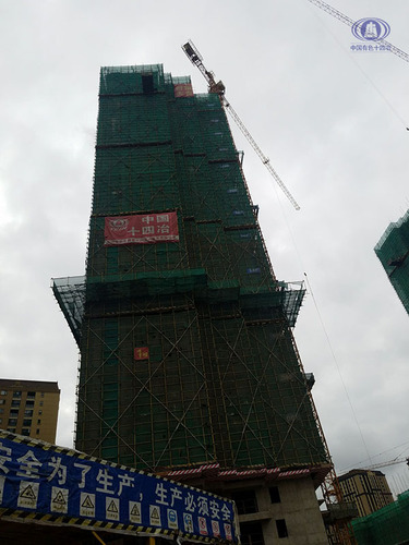 s中壩一棟封頂