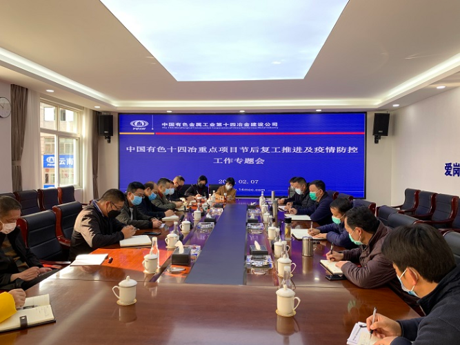重點(diǎn)項(xiàng)目節(jié)后復(fù)工會(huì)議